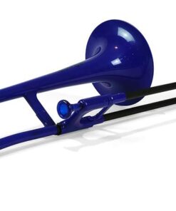 pBone pInstrument Plastic Trombone - Mouthpiece & Carrying Bag - Lightweight Versatile, Comfortable Grip - Bb Authentic Sound for Student & Beginner - kids instruments - ABS Construction - Blue 8 41ZalbTZO6L