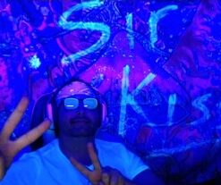 OPPSK Black Lights, 54W 18LEDs Powerful Black Light Bar Glow in The Dark Party Supplies for Blacklights Party Body Paint Birthday Halloween Christmas Stage Lighting 33 41ZmKuEk3WL