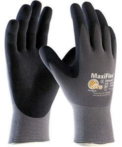 Maxiflex ATG 34-874 Ultimate - Nylon, Micro-Foam Nitrile Grip Gloves - Black/Gray - X-Large - 12 Pairper Pack X-Large (Pack of 12) 9 41ZtZwakyeL