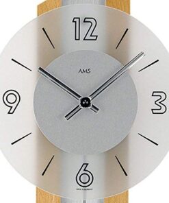 AMS Uhrenfabrik Clock, Silver, 62 x 7 x 293 cm 5 41ZvMq mapL