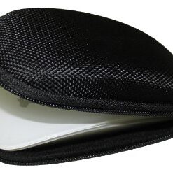 CASEBUDi Tough Travel Carrying Case for Apple Magic Mouse 1 and 2 | Hard Shell Ballistic Nylon (Black) Black 18 41a4q d0j4L