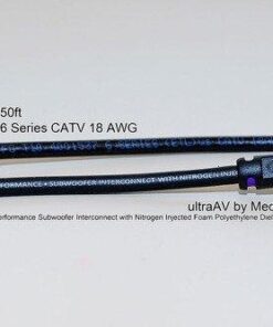 Mediabridge ULTRA Series Subwoofer Cable (25 Feet) - Dual Shielded with Gold Plated RCA to RCA Connectors - Black 30 41a8aAleL