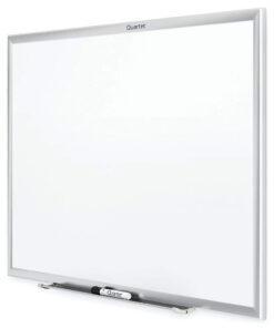 Quartet Whiteboard, Non-Magnetic Dry Erase White Board, 2' x 1.5', Total Erase, Silver Aluminum Frame (S531) 2' x 1.5' 13 41aOAh9UOSL