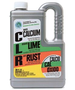 CLR Calcium, Lime & Rust Remover, Blasts Calcium, Dissolves Lime, Zaps Rust Stains, 28 Ounce Bottle (Packaging May Vary) 23 41aUaJ4sMxL