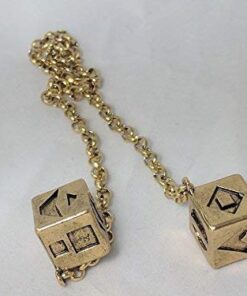 Custom 3d Stuff Antiqued Weathered Metal Han Solo Smuggler's Dice with box 33 41aehJAKW0L