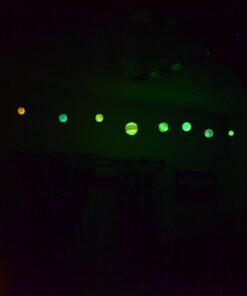 OPPSK Black Lights, 54W 18LEDs Powerful Black Light Bar Glow in The Dark Party Supplies for Blacklights Party Body Paint Birthday Halloween Christmas Stage Lighting 34 41assyJM5VL