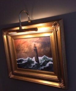 Rite Lite LPL602G battery operated Super Bright LED Picture Light Gold, Medium 27 41b3HcSDtAL