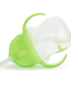 Munchkin® Any Angle™ Weighted Straw Trainer Cup with Click Lock™ Lid, 7 Ounce, Green 1 Count (Pack of 1) 24 41b7yGujaNL