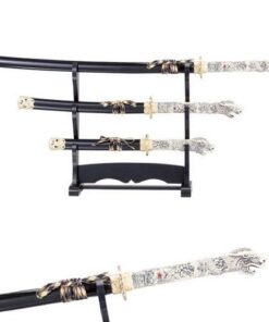 BladesUSA C-003/4 Samurai Katana Sword Set 3 Piece 42-Inch Overall