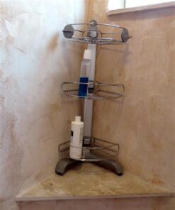 simplehuman Corner Shower Caddy, Stainless Steel and Anodized Aluminum 39 41bMXKpJ0XL