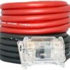 SoundBox KIT0-25RB, 0 Gauge Amplifier Wire Power/Ground Amp Cable - 50 Ft.