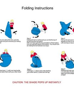 iCorer Automatic Pop Up Instant Portable Outdoors Quick Cabana Beach Tent Sun Shelter Blue 29 41bSDHLTIdL