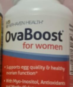 Fairhaven Health Ovaboost with Myo-Inositol, Folate, CoQ10, and Vitamins - Womens Ovulation & Egg Quality - Natural Fertility Supplement (120 Capsules) 30 41bSYpUFCLL