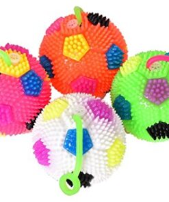 3" Light Up Squeaky LED 'Soccer Ball' Children's Kid's Toy Yoyo Ball (Colors May Vary) Set of 12 9 41bcy4QDEcL