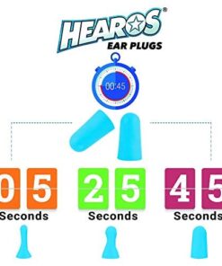 HEAROS Xtreme Foam Earplugs, 33dB NRR Ear Plugs, 100 Pairs, Foam Ear Plugs Noise Reduction & Hearing Protection 21 41bpRaOvZGL