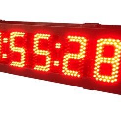 BESTLED Double Sided Outdoor 5" LED Race Timing Clock Countdown or Up Timer 12/24 Hour Display 5 41buw ljxJL