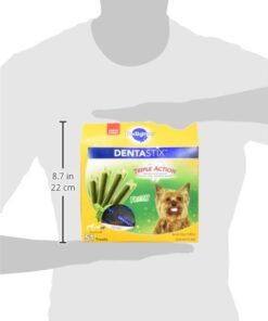 PEDIGREE DENTASTIX Dental Dog Treats for Toy/Small Dogs Fresh Flavor Dental Bones, 12.66 oz. Pack (51 Treats) 51 Count (Pack of 1) 25 41bw4ug8LJL