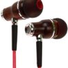 Symphonized NRG 2.0 Wood Earbuds Wired, in Ear Headphones with Microphone for Computer & Laptop, Noise Isolating Earphones for Cell Phone, Ear Buds with Booming Bass (Lava Red) 18 41c0EwR1KsL 1