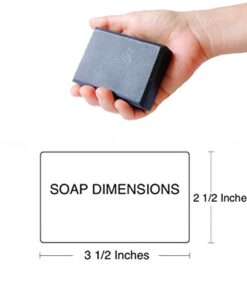 Aspen Kay Naturals Handmade Dead Sea Mud Soap Bar, Activated Charcoal & Pure Essential Oils, 4.5 oz Bar 1 Pack 28 41ch0GHcQKL