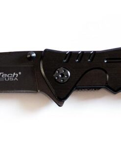 MTECH USA Tactical Folding Knife With 440 Stainless Tanto Blade,Black Black 44 41clZiA gQL