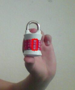 Master Lock Word Combination Lock, Set Your Own Word Lock for Gym and School Lockers, Colors May Vary, 1535DWD Word Combo 1 Pack 34 41d Xm 9cML