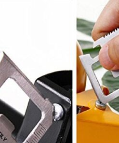 Survival Credit Card Multitool by Tuncily (Silver) - 11 in 1 Wallet Multipurpose Tool, Bottle Opener, Everyday Utility Tactical Multi Tool, Christmas Gifts Stocking Stuffers for Men 12 41d5mku8TML