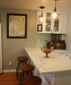 CLAXY Ecopower Industrial Edison Vintage Style 1-Light Pendant Glass Hanging Light Antique Bronze 48 41dAhwR3QnL