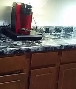 Very Berry Sticker Black Grey Granite Look Marble Effect Marble Stickers (61cm x 200, Marble Self Adhesive Sticky Back Plastic Countertop Black Vinyl Wrap 23.6" x 78" 50 41dKHS9u8YL