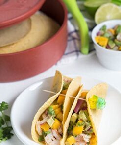 IMUSA USA Microwave Tortilla Warmer, 1 Pack, Brown 30 41dLlCedYVL