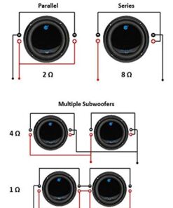 Planet Audio AC12D 12 Inch 3600 Watt 4 Ohm Dual Voice Coil Car Audio Subwoofer Pair with QPower Dual 12 Inch Vented Ported Subwoofer Sub Box Enclosure 18 41dSOEdvgGL