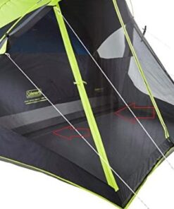 Coleman Carlsbad Dark Room Camping Tent with Screened Porch, 4/6 Person Tent Blocks 90% of Sunlight and Keeps Inside Cool, Weatherproof Tent with Easy Setup and Screened-In Porch 6-person 44 41dVDa0TifL
