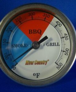 3" River Country (RC-T3) Easy Mount Adjustable BBQ, Grill, Smoker Thermometer Temperature Gauge (50 to 550 F) 10 41dcjZDOS L