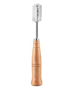 Alternative view of SAINT GERMAIN Premium Hand Crafted Bread Lame for Dough Scoring Knife, Tool Sourdough Slashing with 10 Blades Included Replacement Authentic Leather Protector Cover