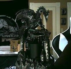 Mythical Winged Dragon Guarding Castle Electric Oil Warmer or Wax Tart Burner for Decorative Medieval & Gothic Decor Statues and Figurines As Aromatherapy Essential Scented Oil Gifts for Dragon Lovers 34 41e9bXF14L