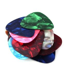 HIGHROCK Stylish Colorful Celluloid Guitar Picks Plectrums for Guitar Bass (20, 0.46mm) 5 41edlZ6MAXL