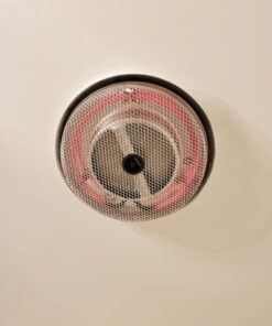 Broan-NuTone 157 Low-Profile Fan-Forced Ceiling Heater, Enclosed Sheath Element for Bathroom, Kitchen, and Home, Standard, Satin Aluminum 39 41eoL my cL