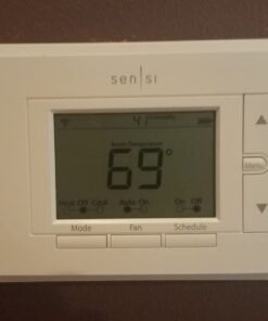 Emerson F61-2663 Wall Plate for Sensi Wi-Fi Programmable Thermostat, White 25 41equsDxEML