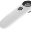 Handheld 40x High Power Hand Held Magnifier Magnifying Glass with 2-LED Light (White with Black) 7 41eqxdnn0IL