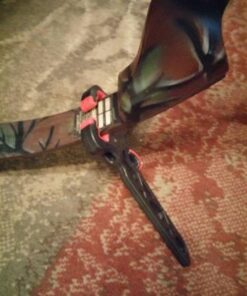 TRUGLO Bow Jack Lightweight Durable Portable Folding Bow Stand for Bowhunting w/Integrated Finger Tabs & Overmolded Rubber Grips Standard Leg (7.5 in); Standard Limb (2.75 in) 32 41es83UGpWL