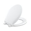 KOHLER K-4639-0 Cachet Quiet Close Toilet Seat, White, Round Non Ready Latch 34 41f0rAgRxSL