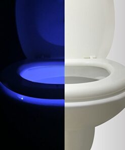 Alternative view of VINTAR 16-Color Motion Sensor LED Toilet Night Light,Toilet Bowl Lights,Cool Gadgets,5-Stage Dimmer, Light Detection