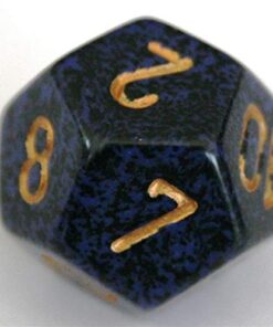 Polyhedral 7-Die Speckled Dice Set - Golden Cobalt 19 41fqyHPejKL
