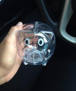 Windy City Novelties Small Educational Kids Clear Plastic Piggy Banks 31 41gILbSyQ9L