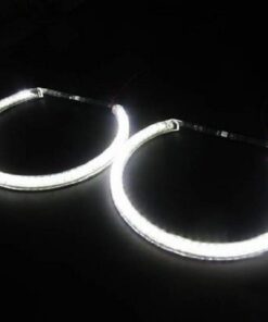 iJDMTOY 7000K Xenon White 264-SMD LED Angel Eyes Halo Ring Lighting Kit Compatible with BMW E36 E46 3 Series E39 5 Series E38 7 Series (Fit Xenon Trim ONLY) 30 41gbkxQh7 L