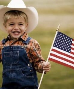 GIFTEXPRESS 12-Pack, Proudly MADE IN U.S.A. 8x12 Inch Spearhead Handheld American Stick Flags/Grave marker American Flags/USA Stick Flag (12) 23 41giC08u2KL