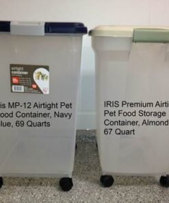 IRIS USA 67 Quart Airtight Pet Food Storage Container Clear/White 55 lbs 39 41goZJeYaNL