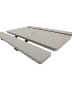 Alternative view of Lifetime 22119 Folding Picnic Table, 6 Feet, Putty