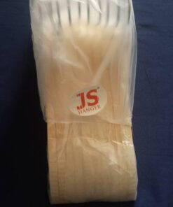 JS HANGER Lightweight Non Slip Wooden Hangers - 10 Pack Heavy Duty Wood Coat Hangers with Soft Stripes for Camisole, Jacket, Dress Clothes, Sweater, Natural Finish 32 41gvUg1BmL