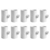 10 PVC Tee for Threaded Red Chicken Nipples Or Threaded Brass Rabbit Nipples 3 41h4 xxjq1L
