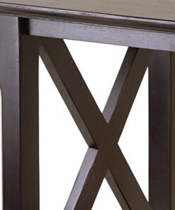 Winsome Xola 20W x 19.13-Inch D End Table, Cappuccino (40420) 29 41hCTOMmXhL